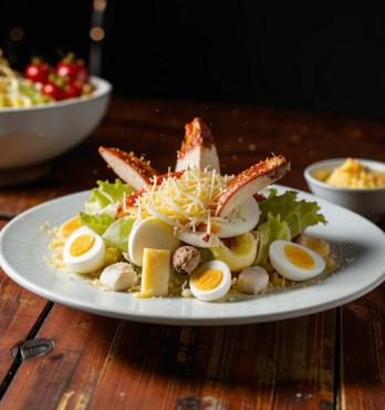 Цезарь с курицей