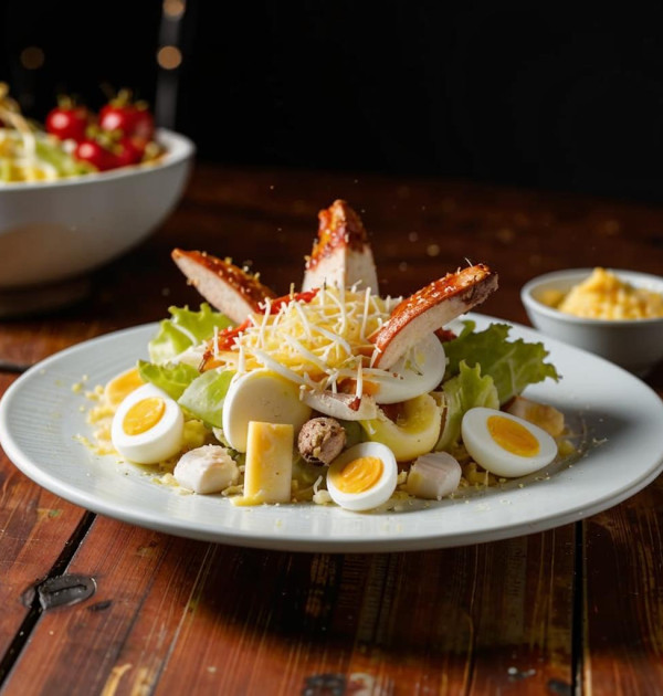 Цезарь с курицей