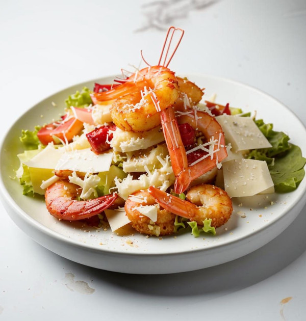Цезарь с креветками