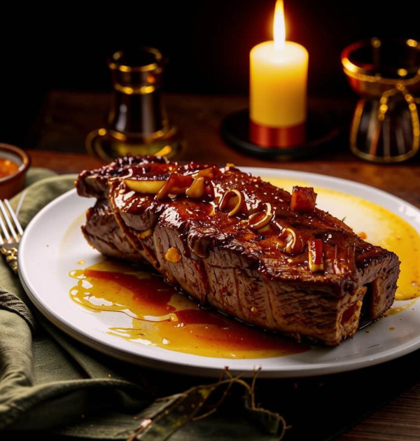 Ребрышки говяжьи в соусе терияки